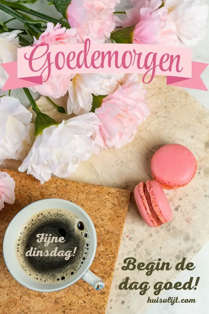 goedemorgen dinsdag koffie