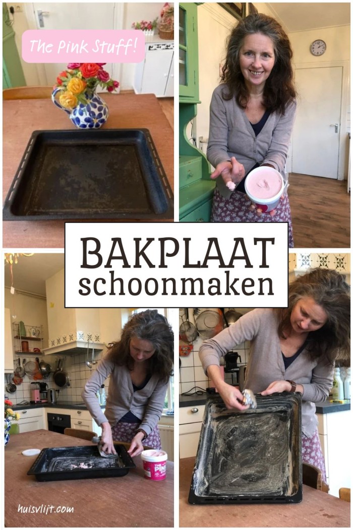 bakplaat schoonmaken