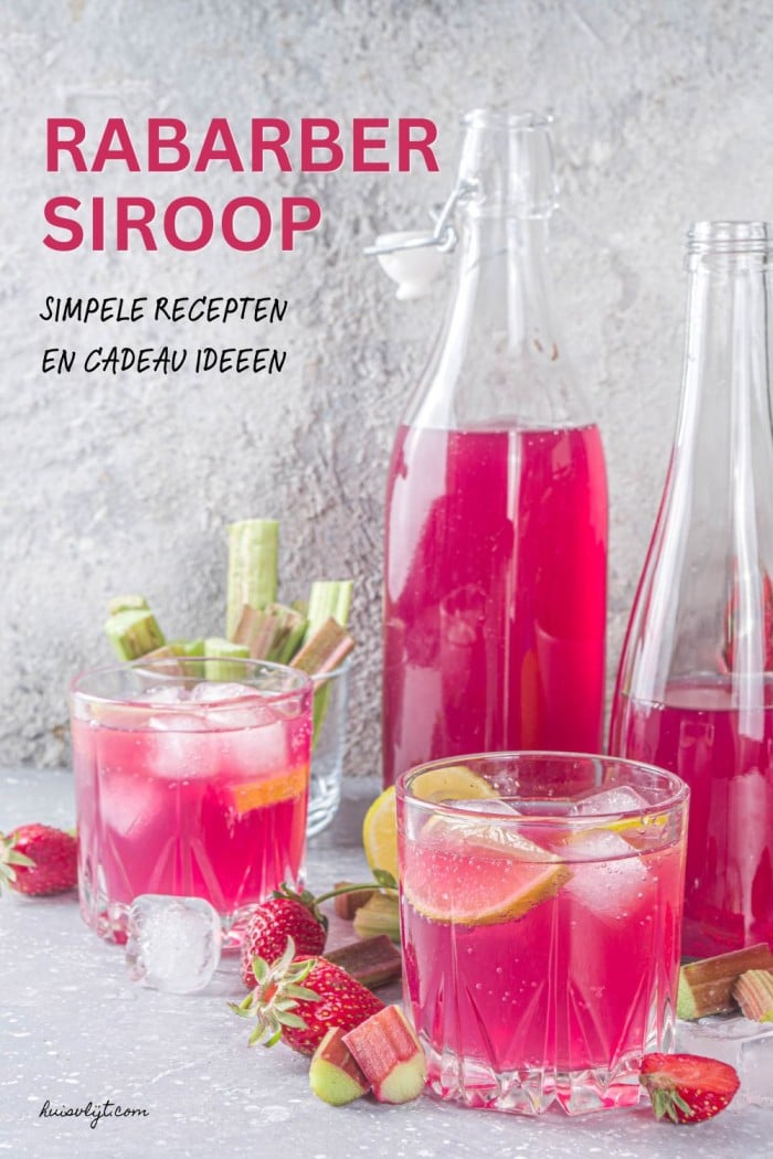 Zelf siroop maken: recept voor rabarber siroop maken 2 rabarber siroop