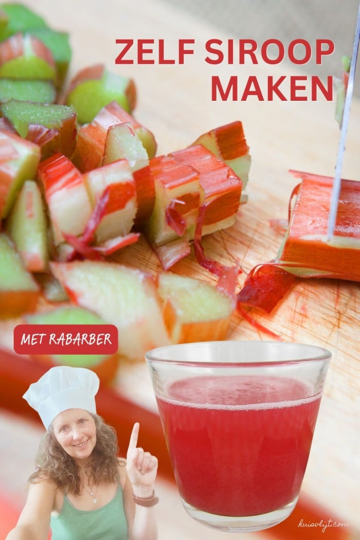 Zelf siroop maken: recept voor rabarber siroop maken 6 zelf siroop maken