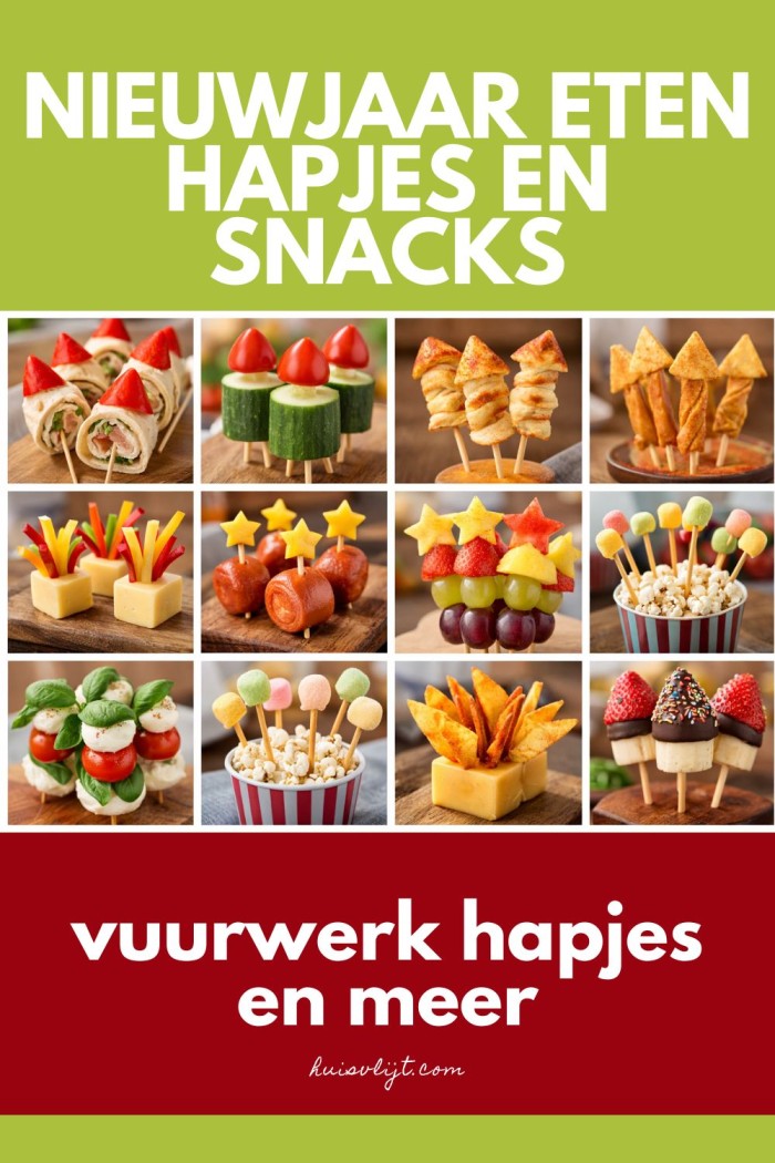 nieuwjaar eten hapjes en snacks