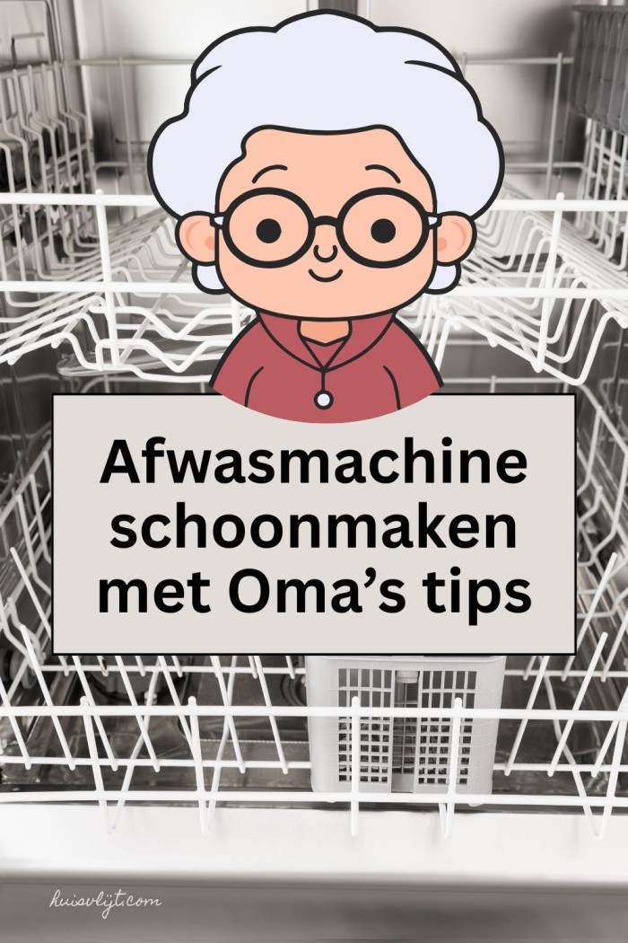 Vaatwasser reinigen? 5 slimme tips uit grootmoeders tijd (Oma weet raadt!) 5 afwasmachine schoonmaken