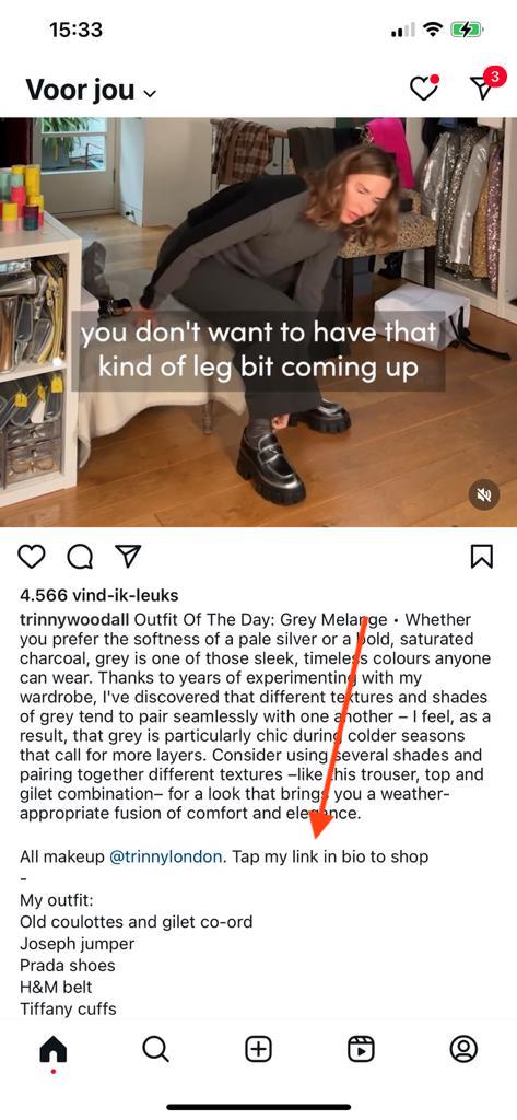 link in bio instagram