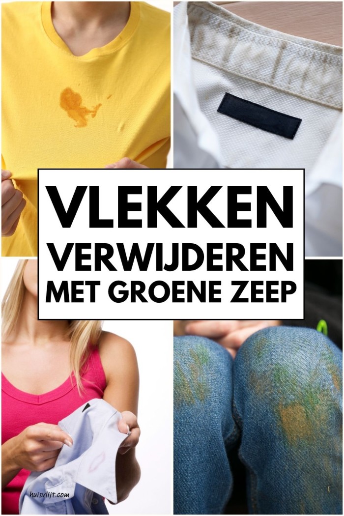 Groene zeep kleding: vlekken verwijderen en wassen 1 vlekken verwijderen met groene zeep