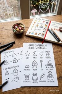 sinterklaas doodles printable
