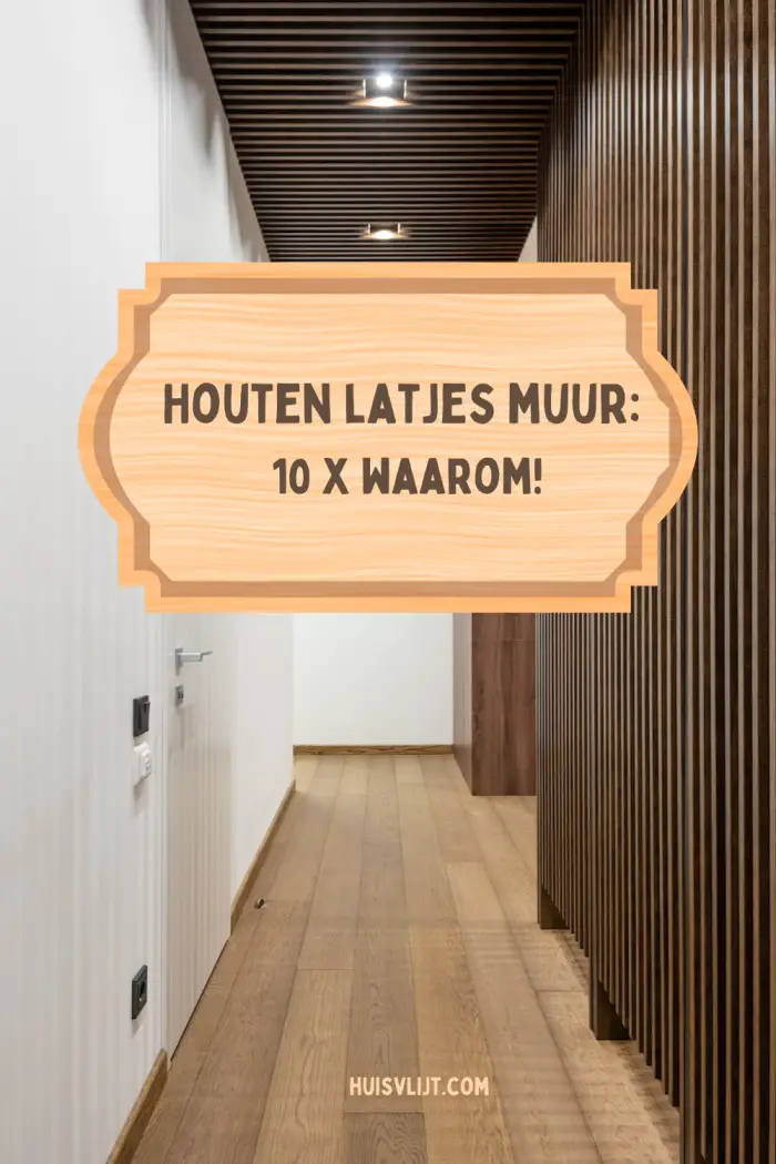 houten latjes muur