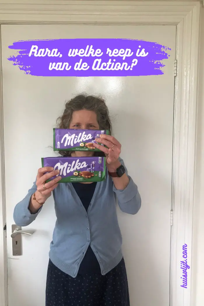 Milka reep Action versus Milka reep Jumbo