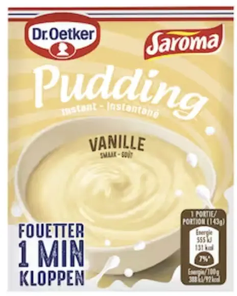 saroma pudding belgië