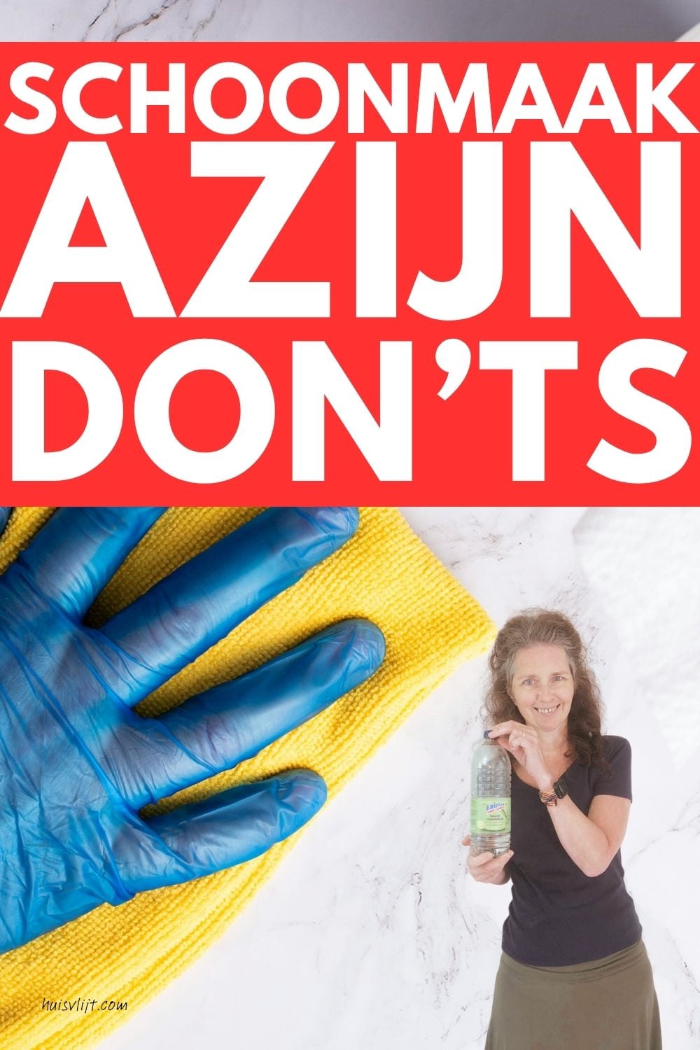schoonmaakazijn don'ts