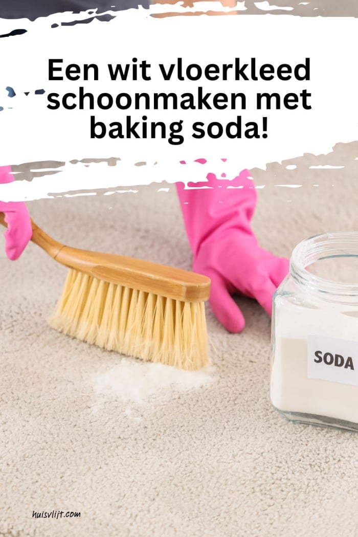 Wit vloerkleed schoonmaken: zo doe je het zonder vlekken of verkleuring 2 schoonmaken met baking soda