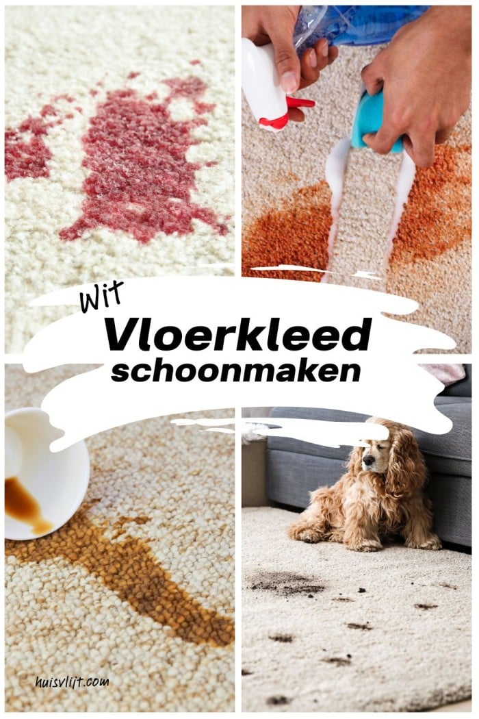 Wit vloerkleed schoonmaken: zo doe je het zonder vlekken of verkleuring 1 vloerkleed schoonmaken