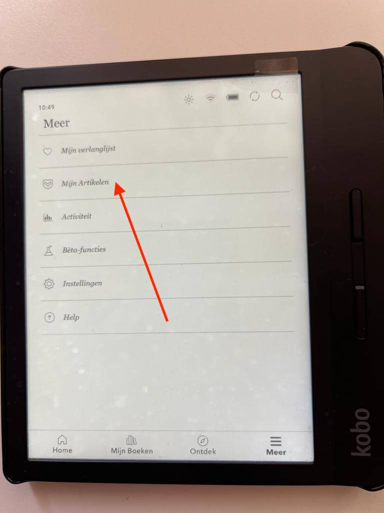 artikelen lezen op je ereader