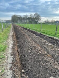 zandweg egaliseren