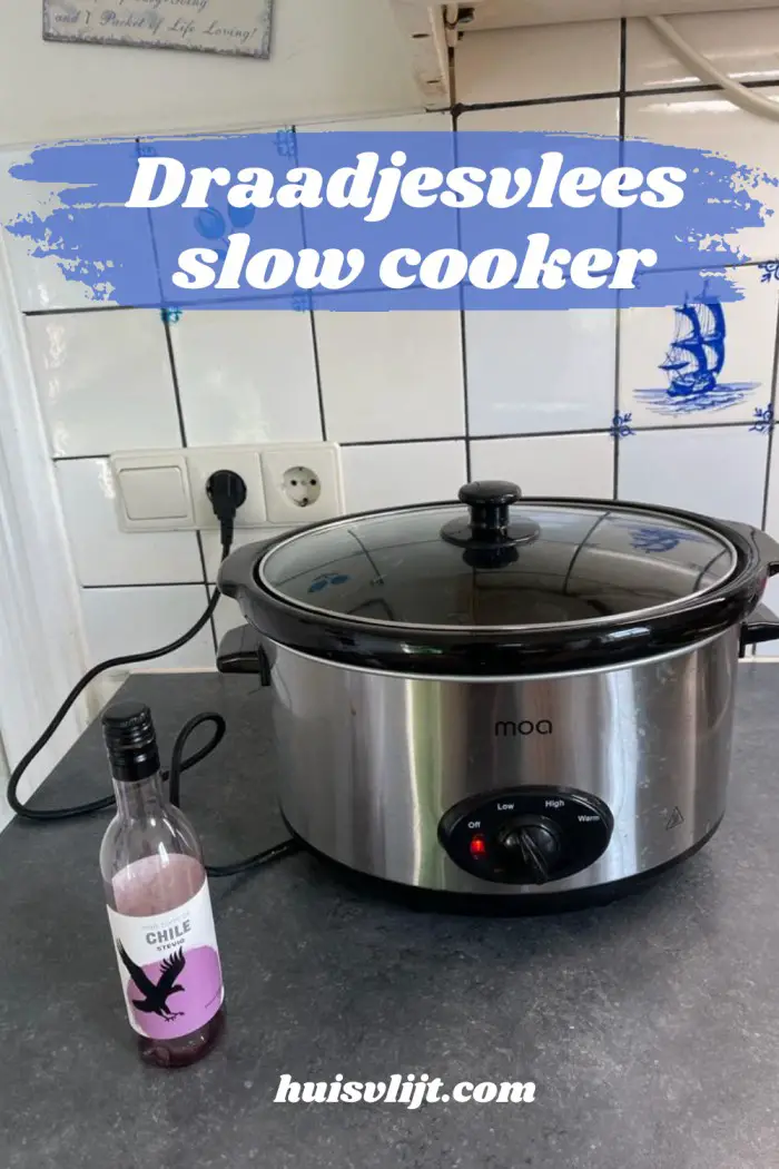 Draadjesvlees slow cooker:  ik wil nooit meer anders!