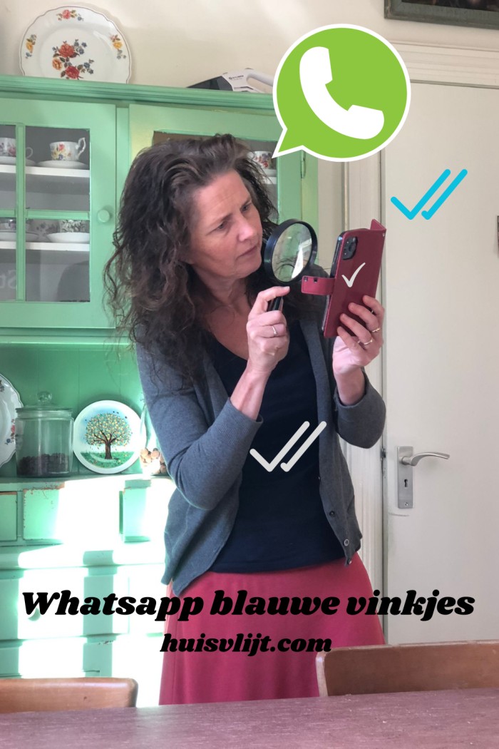 Whatsapp blauwe vinkjes: waarom ik ze aan heb!