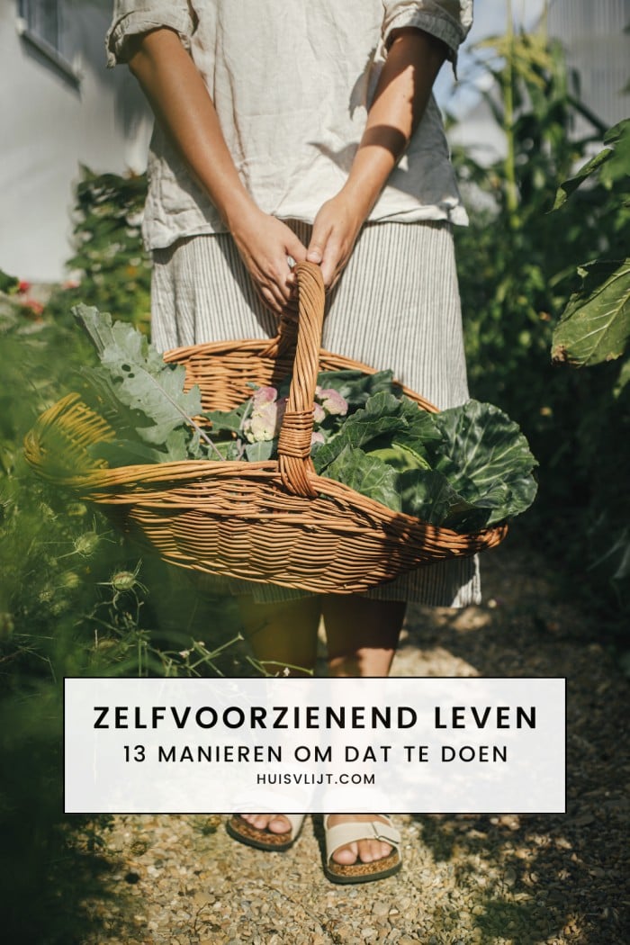 zelfvoorzienend leven