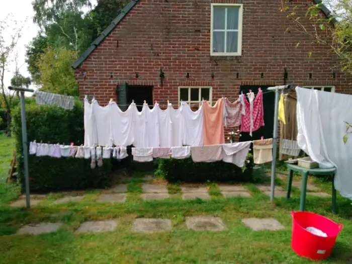 de was drogen buiten