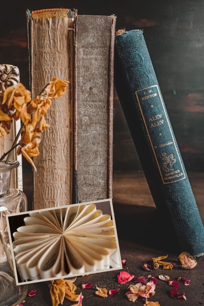 oude boeken knutselen