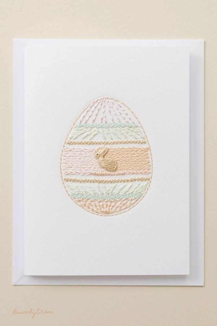 paaskaarten borduren