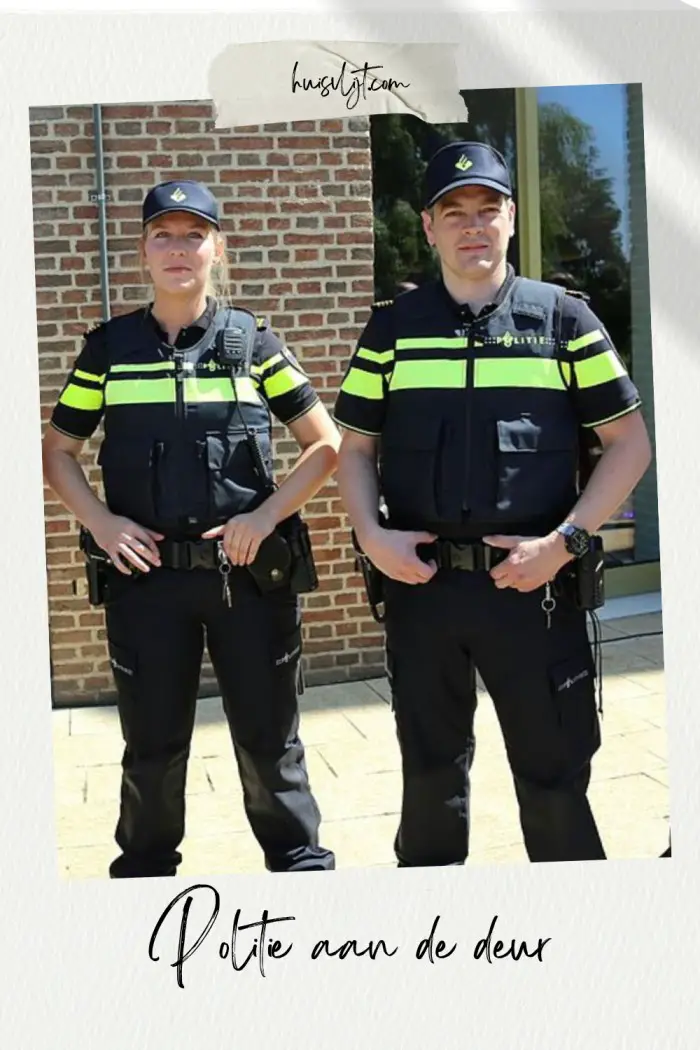 politie aan de deur