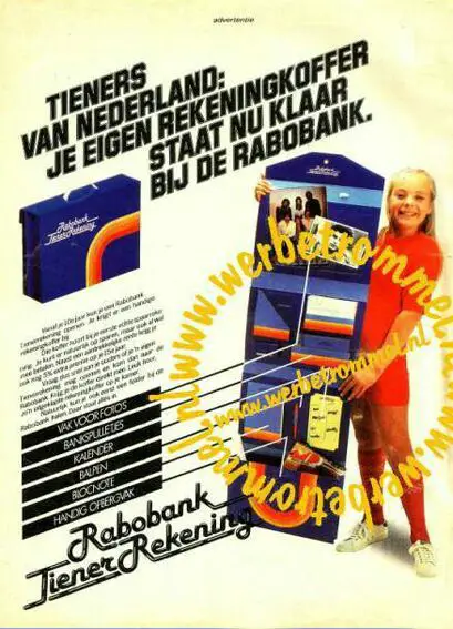 Rabobank Tienerrekening jaren 70 80