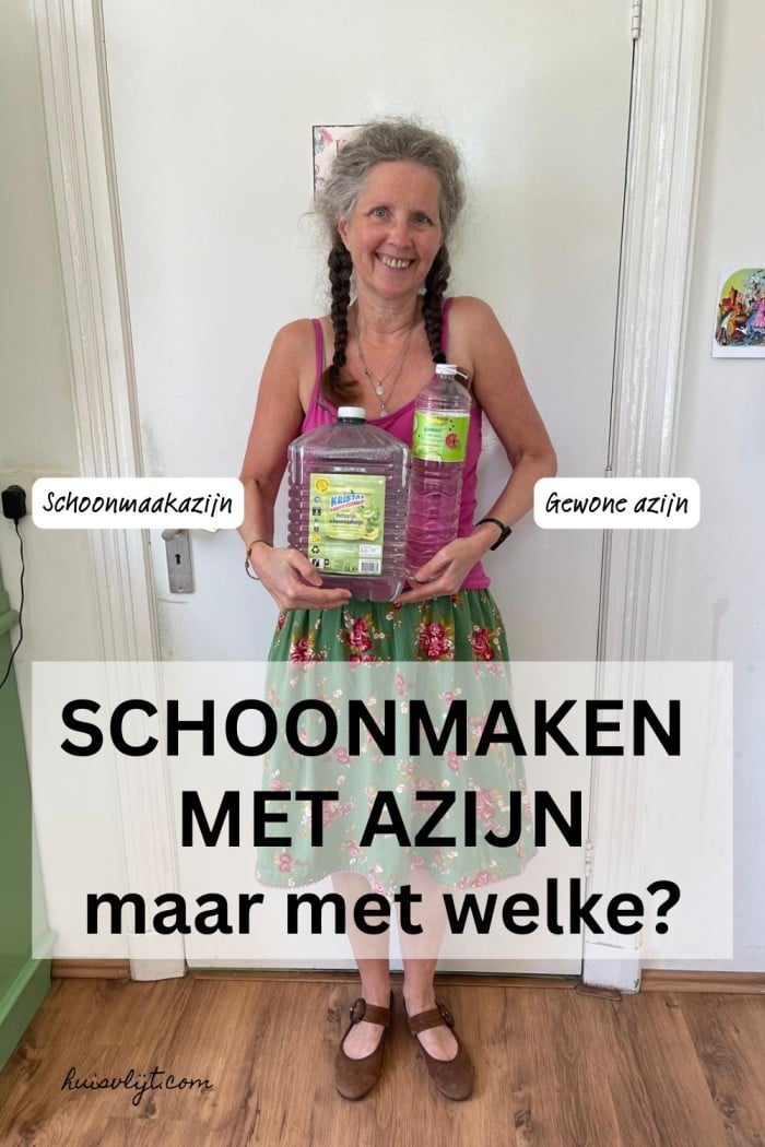 Schoonmaakazijn of gewone azijn voor de wasmachine? 1 schoonmaken met azijn
