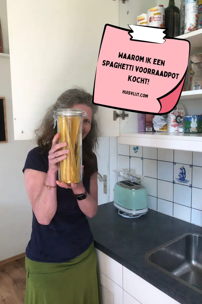 spaghetti voorraadpot