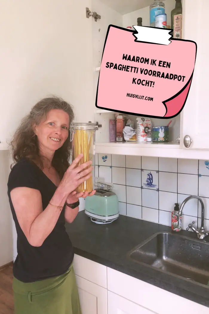 Waarom ik een spaghetti voorraadpot kocht