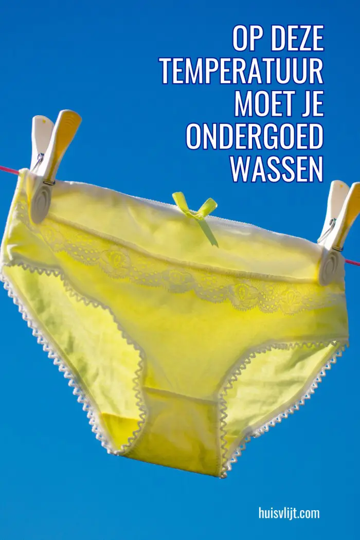 ondergoed wassen