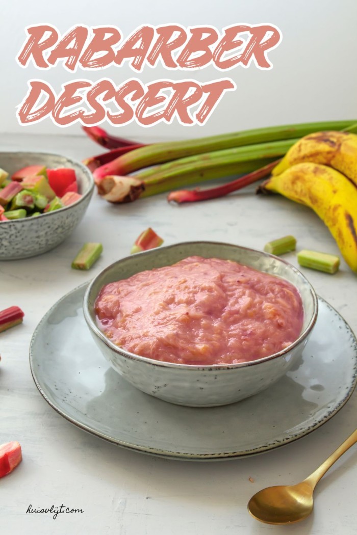 rabarber dessert