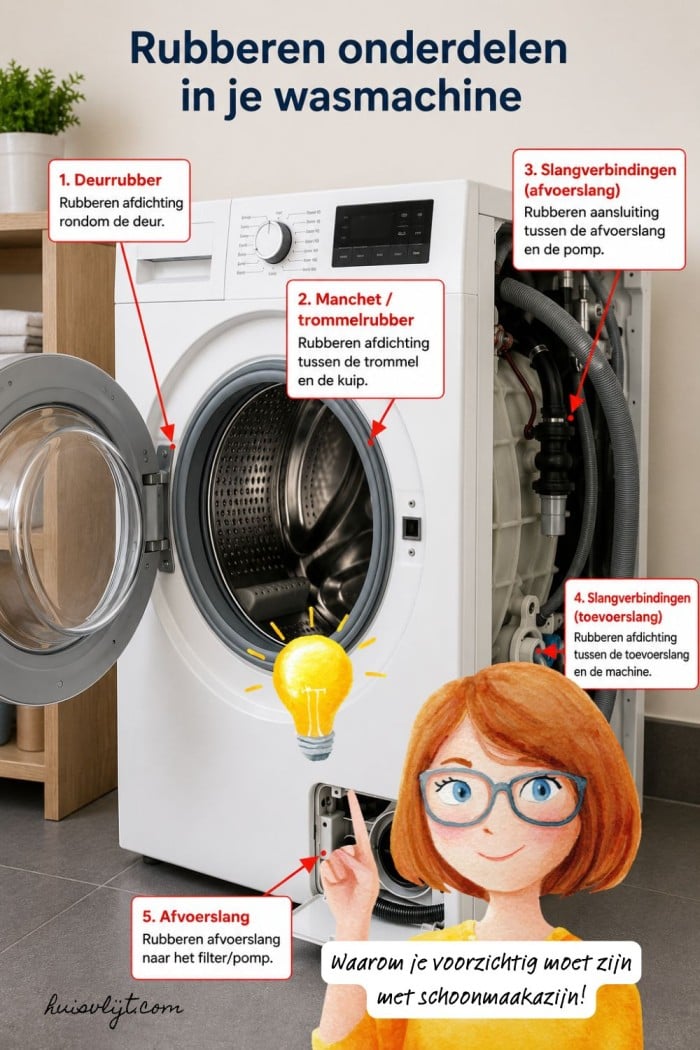 Schoonmaakazijn of gewone azijn voor de wasmachine? 3 wasmachine reinigen