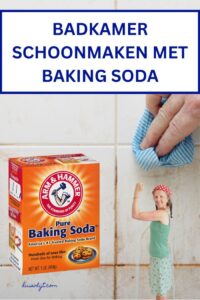 badkamer schoonmaken met baking soda
