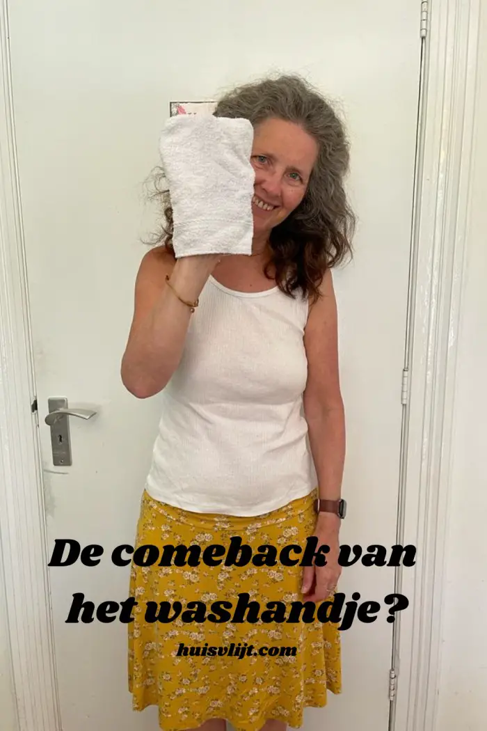 Maakt het washandje een come-back? 8 voordelen!