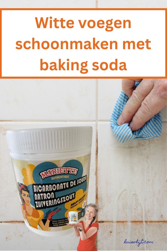 witte voegen badkamer schoonmaken