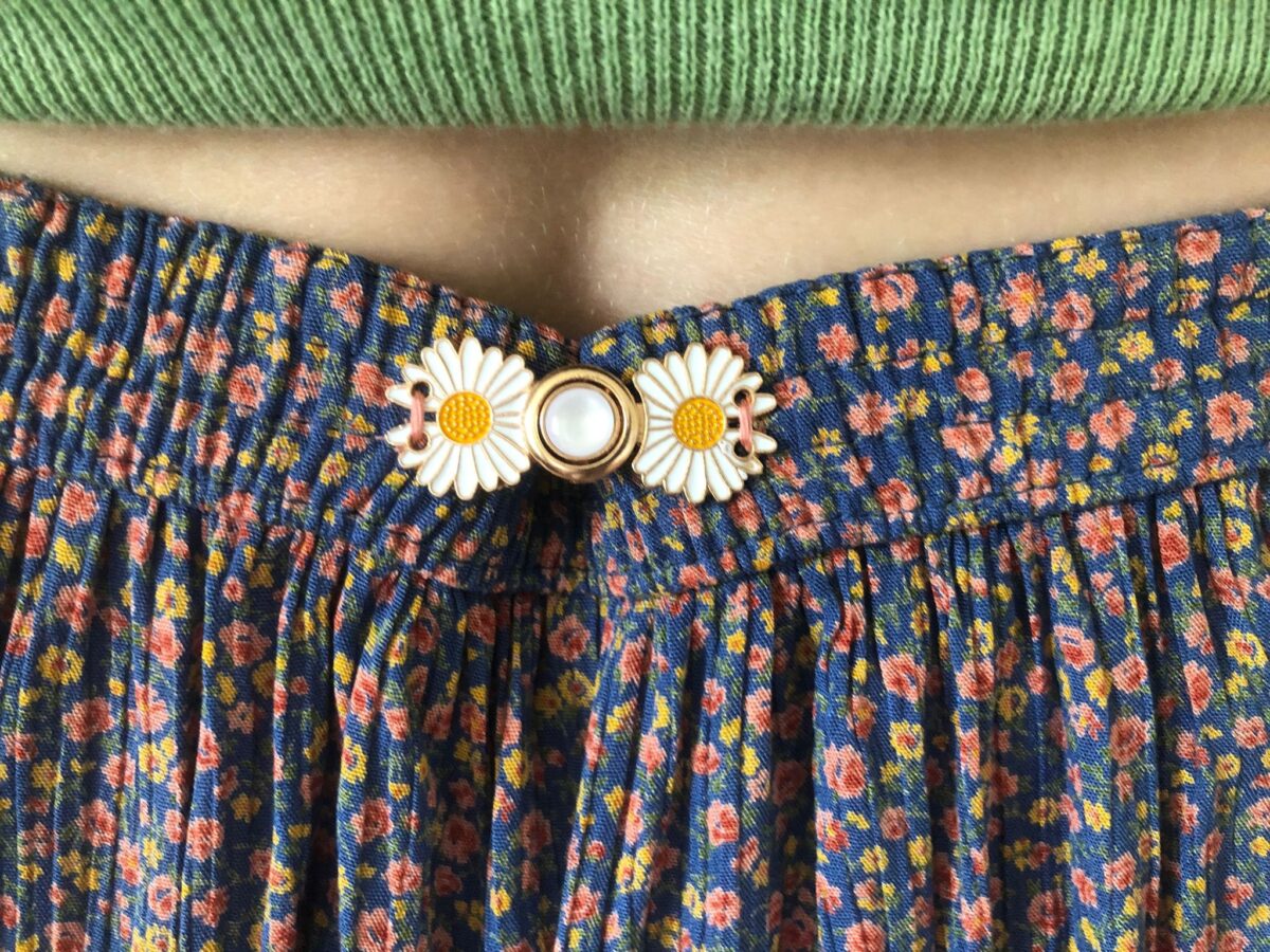 Te wijde rok strakker maken