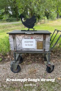 kraampje langs de weg