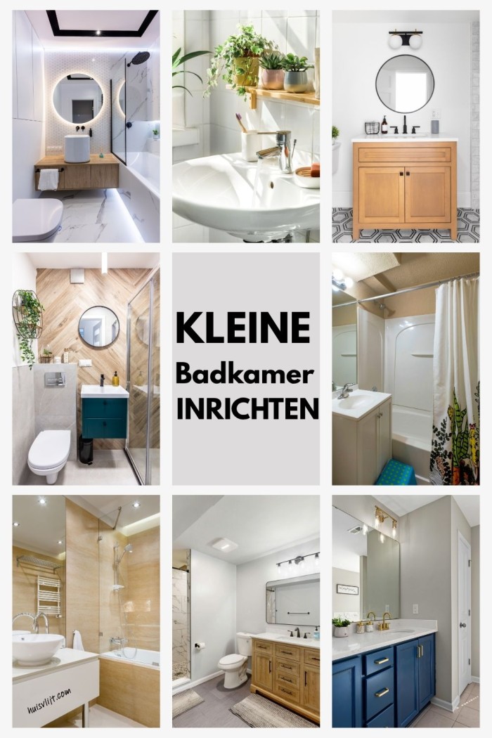 kleine badkamer inrichten