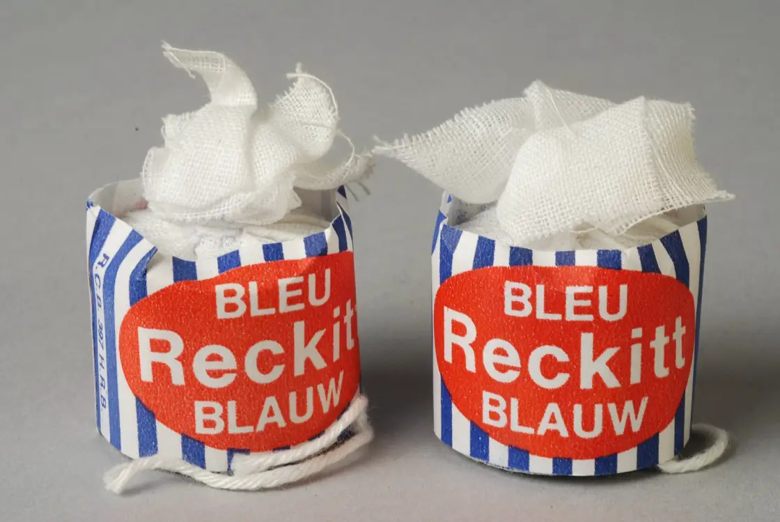 Blauwsel en Reckitts Zakje Blauw