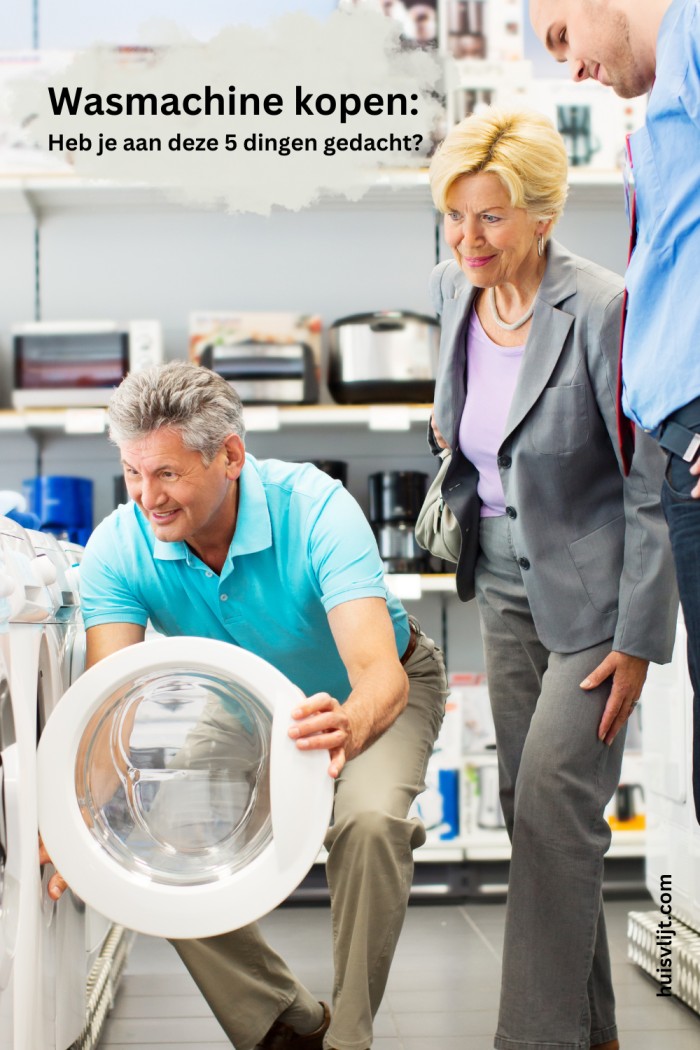Een nieuwe wasmachine kopen: 5 aandachtspunten