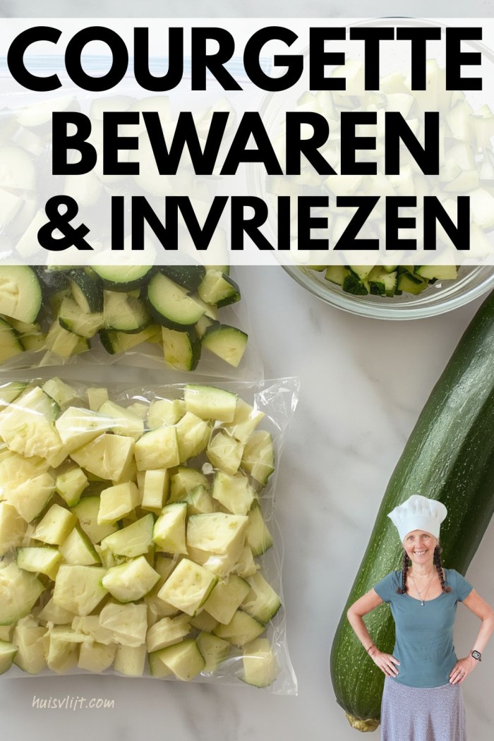 Courgette bewaren en invriezen: zo blijft je oogst langer goed 1 courgette bewaren