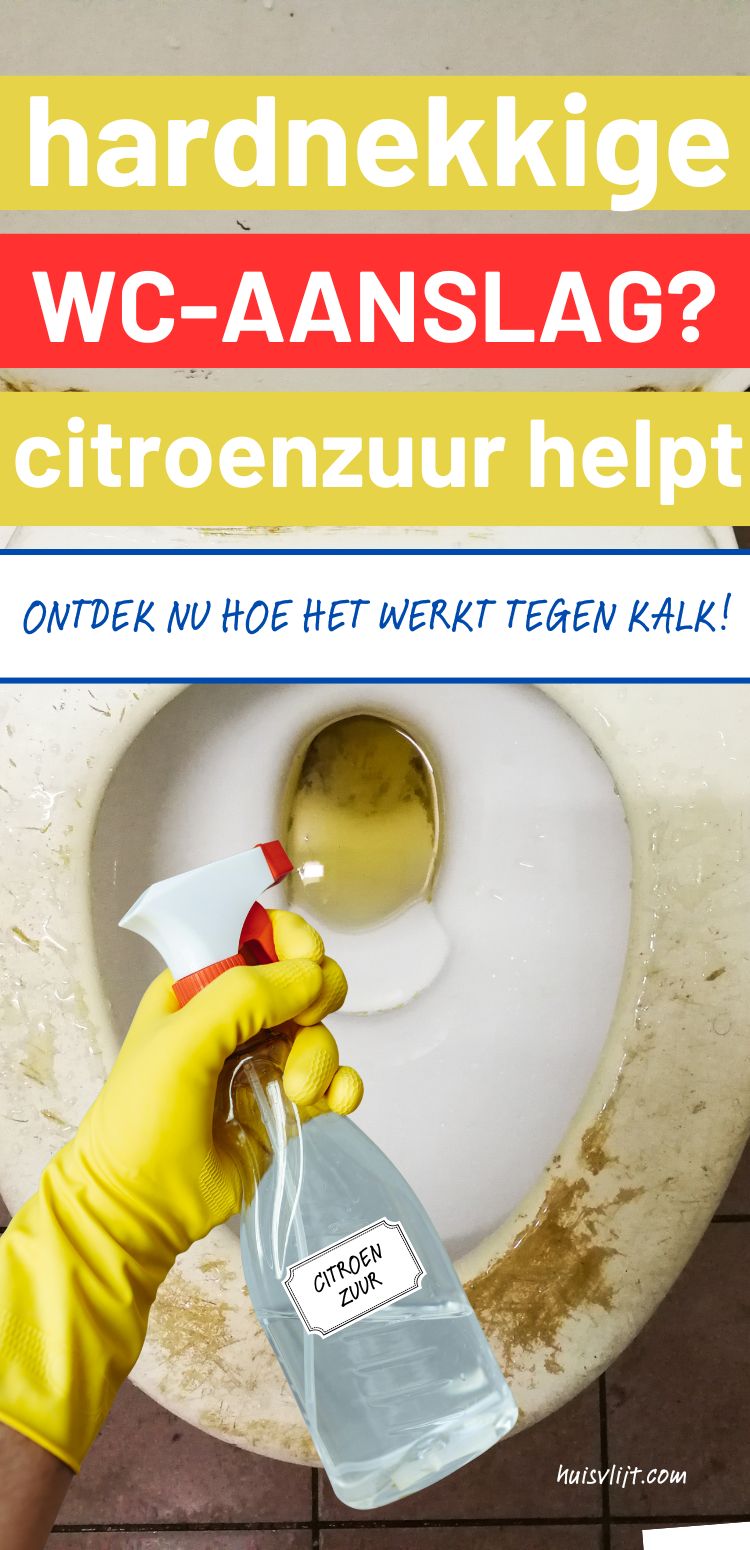 wc-aanslag citroenzuur