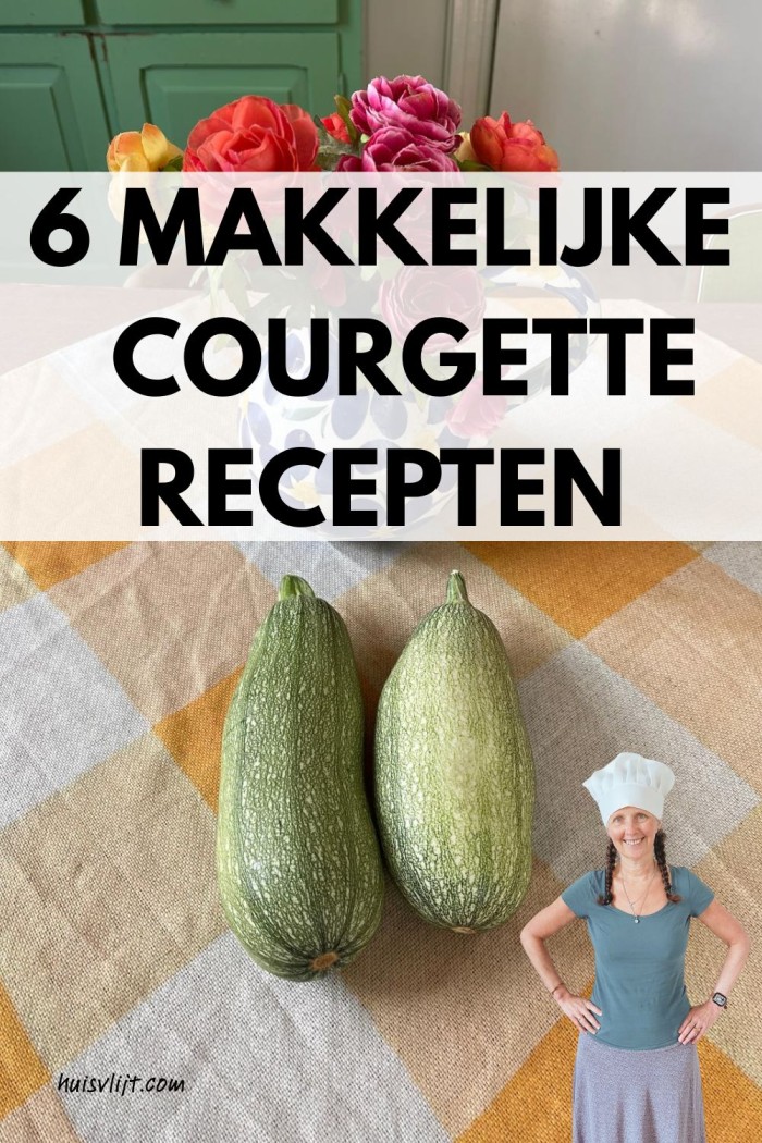 Teveel courgette uit eigen tuin? Dit maak je ermee 2 courgette