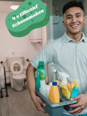 4 x Effectief schoonmaken met Danny + 8 x ineffectief schoonmaken met mij!