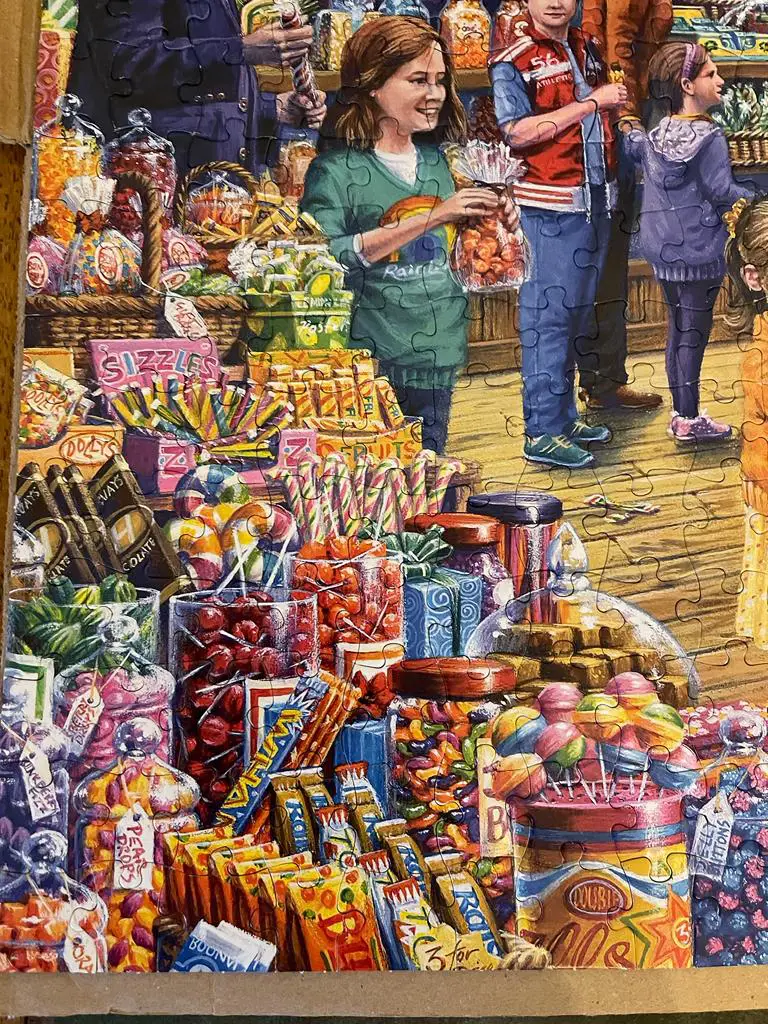 xl puzzel snoepwinkel