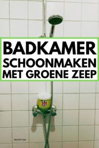 badkamer schoonmaken