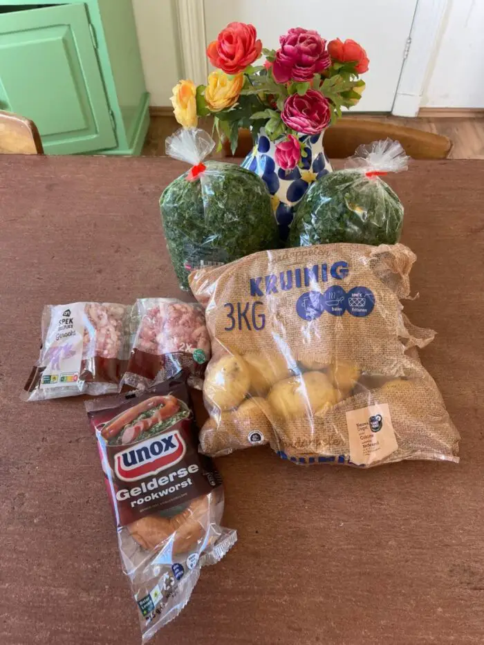 boerenkool stamppot met spekjes