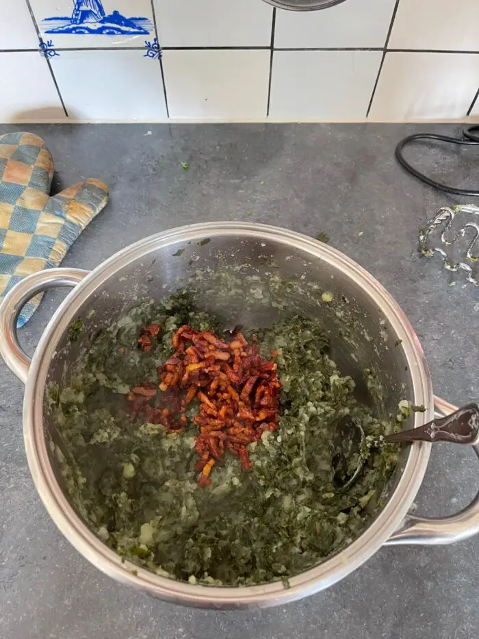 boerenkool met spekjes
