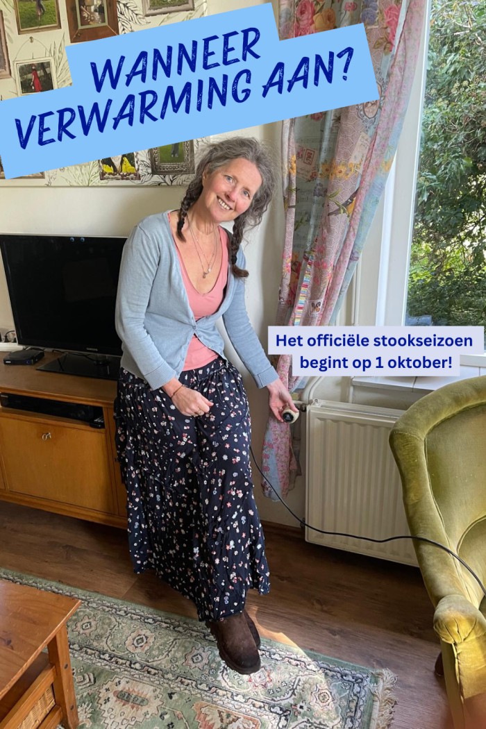 wanneer verwarming aan