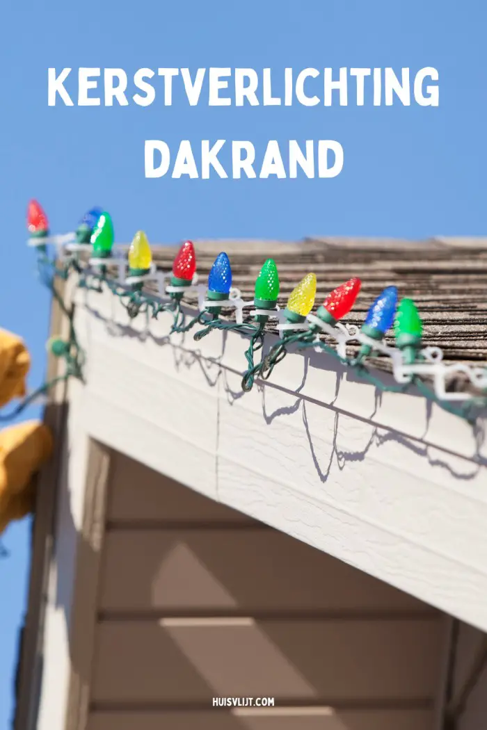 kerstverlichting dakrand