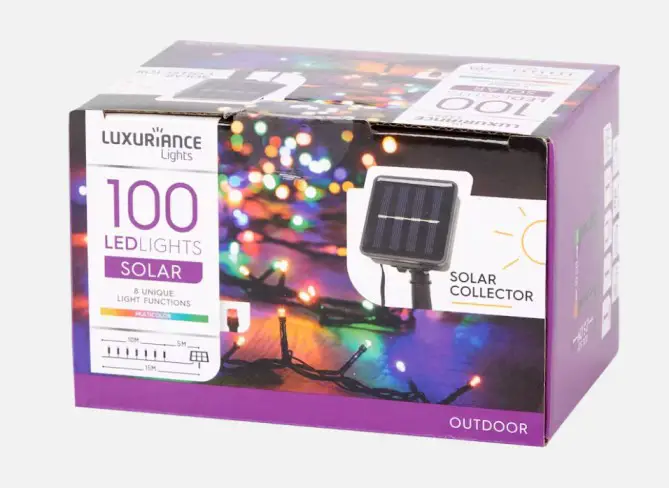 solar led lights action